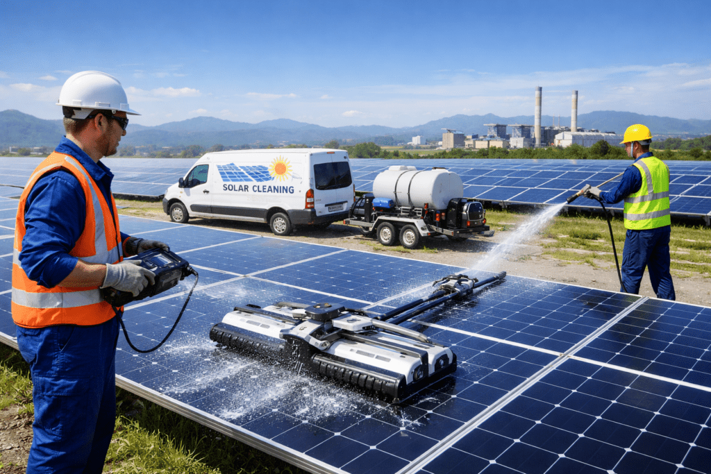 solar cleaning services in chakan