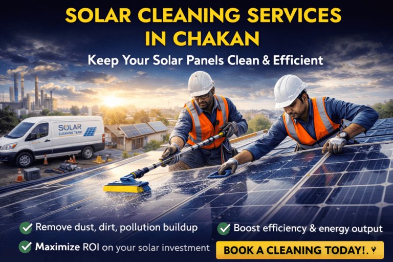 solar cleaning services in chakan